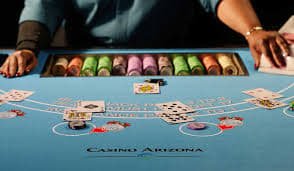 Live dealer blackjack table multi-camera view